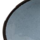 Elite Global Solutions 12 1/2" x 8 1/2" Oval Melamine Salad Plate - Cameo Blue (D8512OVM-CB) thumbnail 5