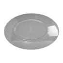 Elite Global Solutions 8 1/2" x 12 1/2" Oval Melamine Salad Plate - Gray (D8512OVM-G) thumbnail 4