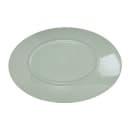Elite Global Solutions 12 1/2" x 8 1/2" Oval Melamine Salad Plate - Hemlock (D8512OVM-H) thumbnail 3