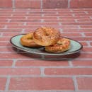 Elite Global Solutions 12 1/2" x 8 1/2" Oval Melamine Salad Plate - Hemlock (D8512OVM-H) thumbnail 6