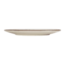 Elite Global Solutions 12 1/2" x 8 1/2" Oval Melamine Salad Plate - Vanilla (D8512OVM-V) thumbnail 2