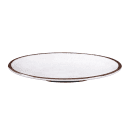 Elite Global Solutions 12 1/2" x 8 1/2" Oval Melamine Salad Plate - White (D8512OVM-W) thumbnail 2