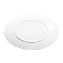 Elite Global Solutions 12 1/2" x 8 1/2" Oval Melamine Salad Plate - White (D8512OVM-W) thumbnail 4