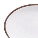 Elite Global Solutions 12 1/2" x 8 1/2" Oval Melamine Salad Plate - White (D8512OVM-W) thumbnail 5