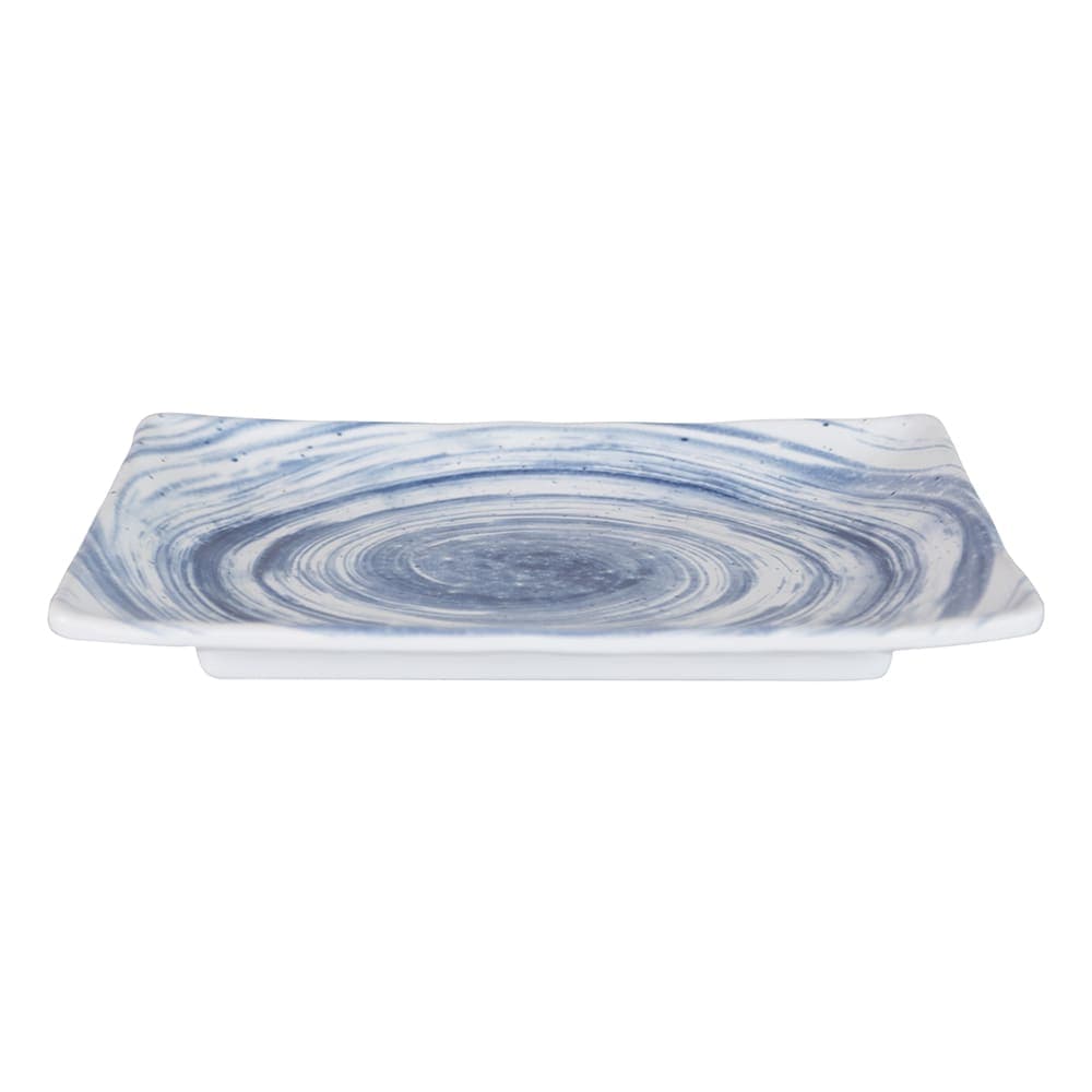Elite Global Solutions Rectangular Melamine Salad Plate - 8 1/2" x 5 3/8", Navy (D851RC-ND)