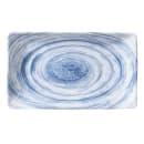 Elite Global Solutions Rectangular Melamine Salad Plate - 8 1/2" x 5 3/8", Navy (D851RC-ND) thumbnail 2