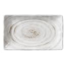 Elite Global Solutions Rectangular Melamine Salad Plate - 8 1/2" x 5 3/8", Taupe (D851RC-TD) thumbnail 2