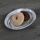 Elite Global Solutions 8 3/4" x 6 1/2" Oval Melamine Salad Plate - Black (D861OV-BD) thumbnail 7