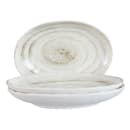 Elite Global Solutions 8 3/4" x 6 1/2" Oval Melamine Salad Plate - Taupe (D861OV-TD) thumbnail 6