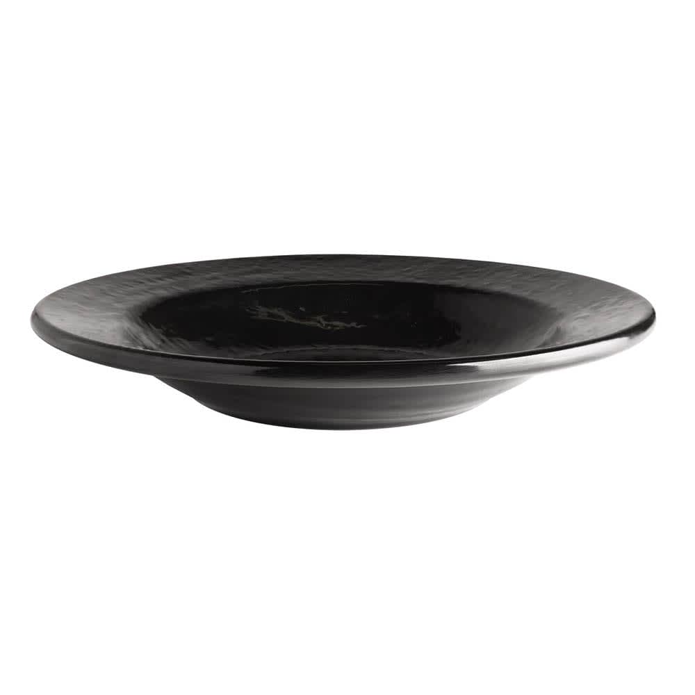 Elite Global Solutions 12 oz Round Melamine Pasta/Soup Bowl, Black (D878RR-B)