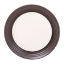 Elite Global Solutions 9" Round Melamine Dinner Plate, Antique White/Chocolate (D897GM-AW/CH) thumbnail 2
