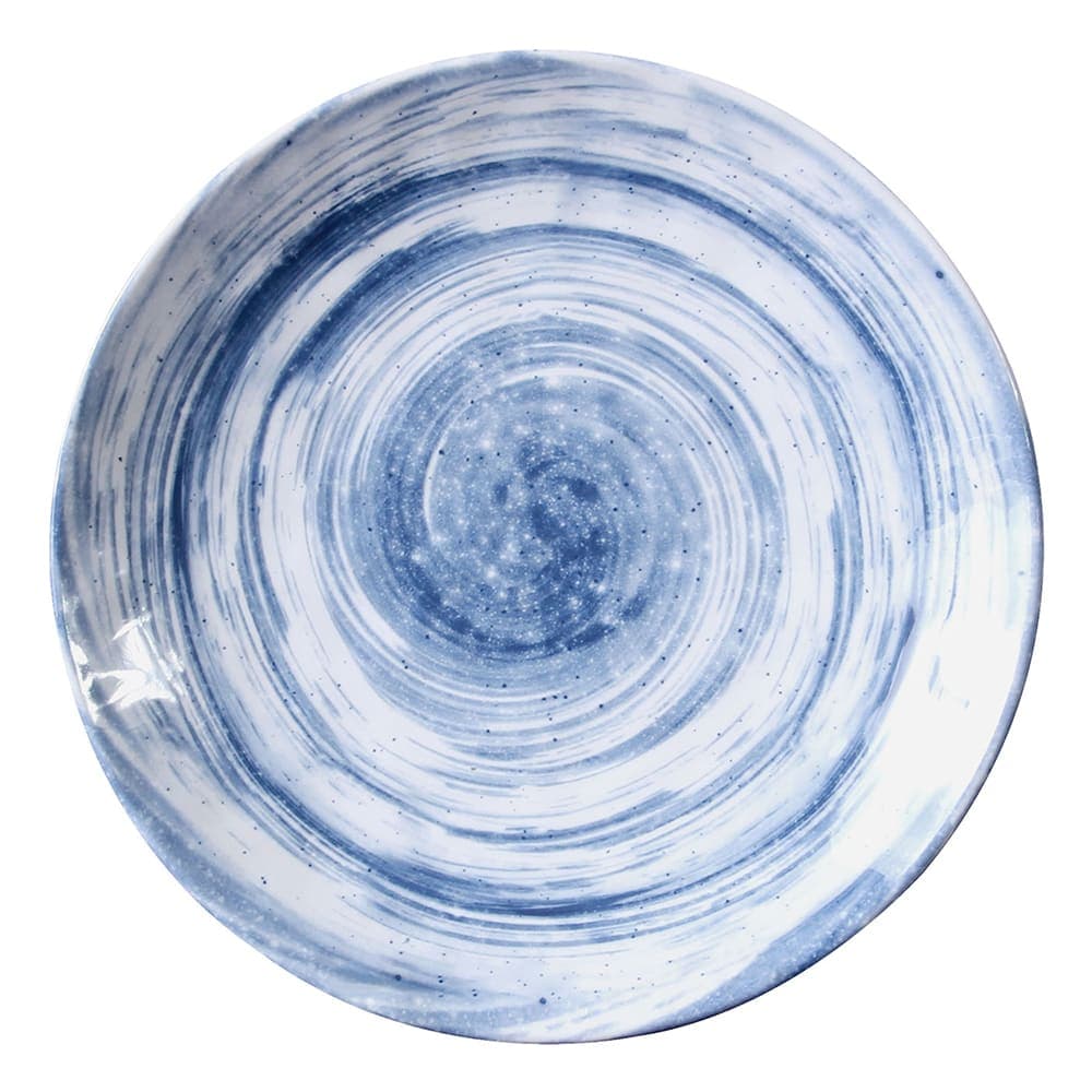 Elite Global Solutions 9 1/2" Round Melamine Dinner Plate, Navy (D9138R-ND)