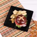 Elite Global Solutions 9" Square Melamine Dinner Plate, Black (D99SQ-B) thumbnail 6