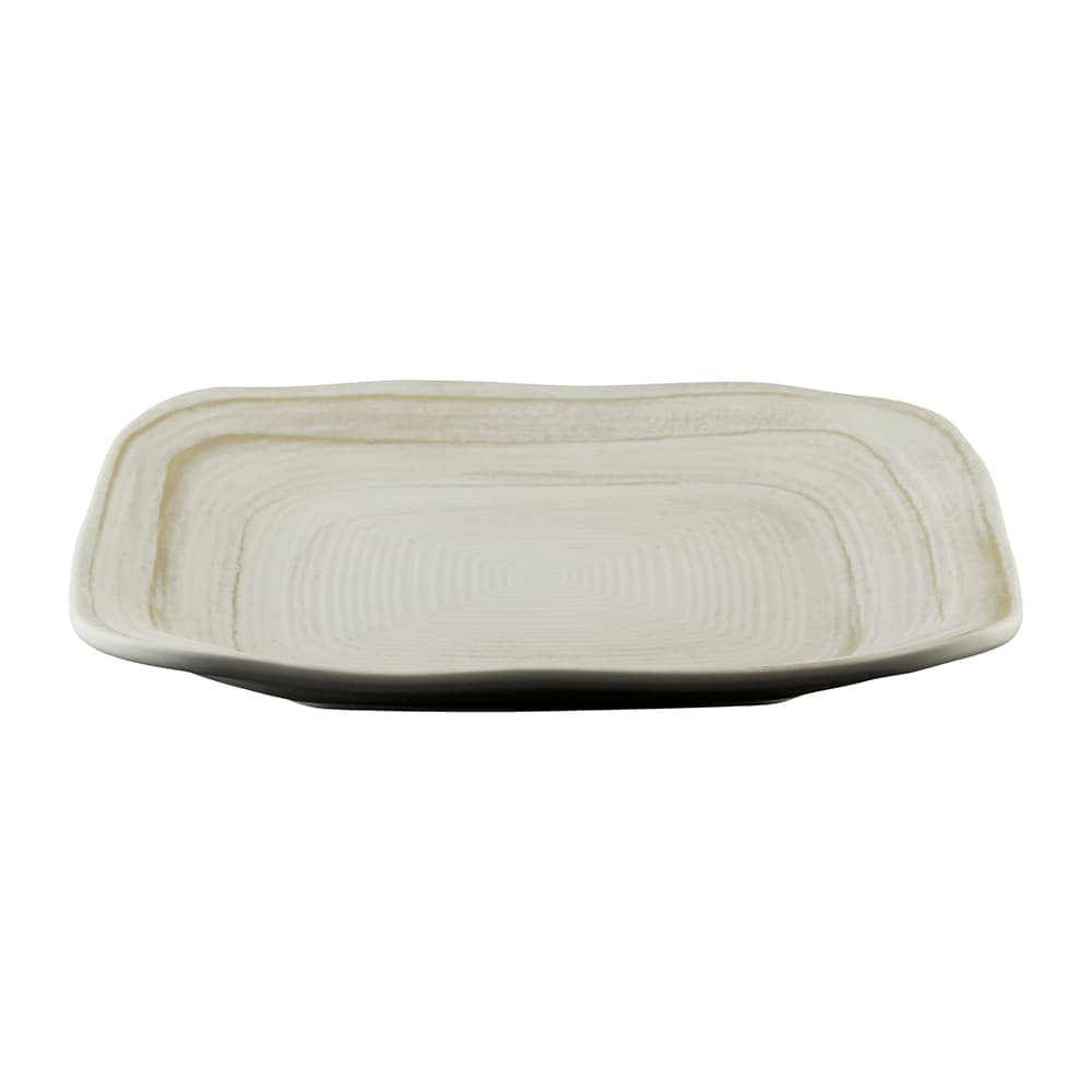 Elite Global Solutions 9" Square Melamine Dinner Plate, Off White Stone (D9PLST-OWD)