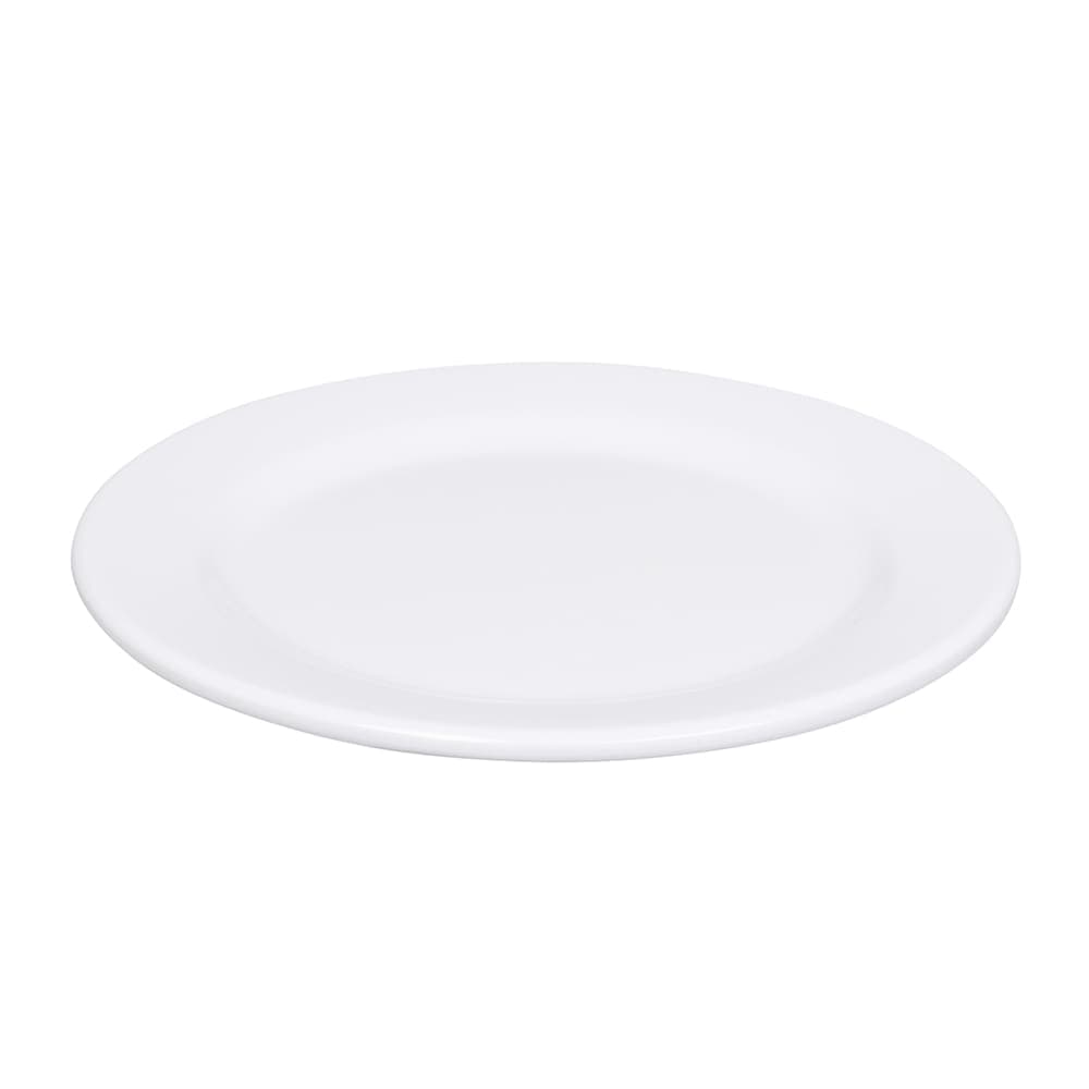 Elite Global Solutions 9" Round Melamine Dinner Plate, White (D9PL-W)