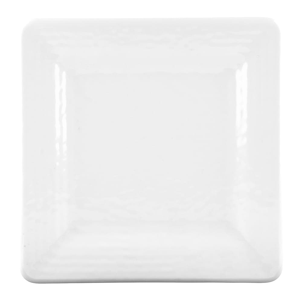 Elite Global Solutions 9" Square Melamine Dinner Plate, White (D9SQRR-W)