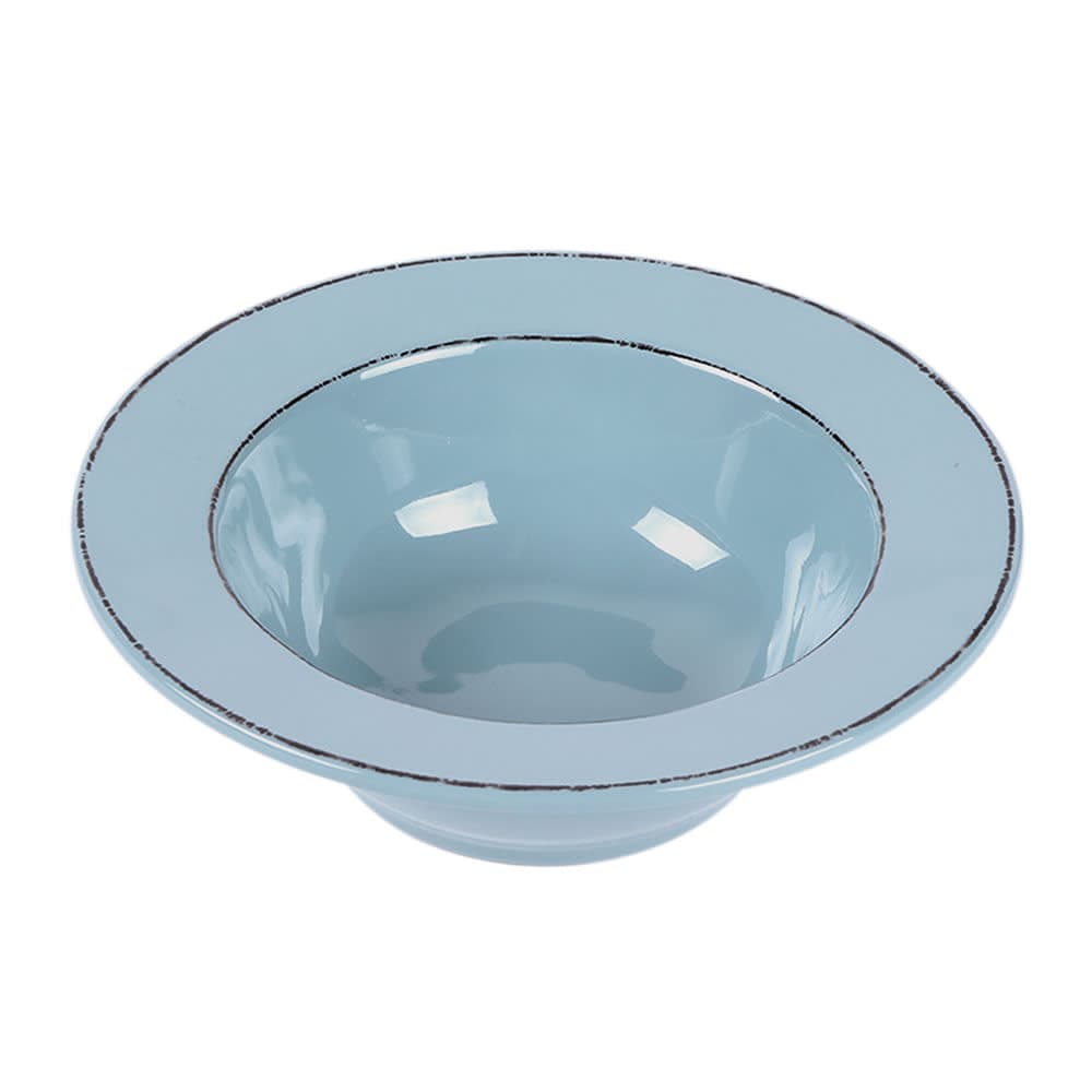 Elite Global Solutions 10 oz Round Melamine Bowl, Cameo Blue (DB6T-CB)