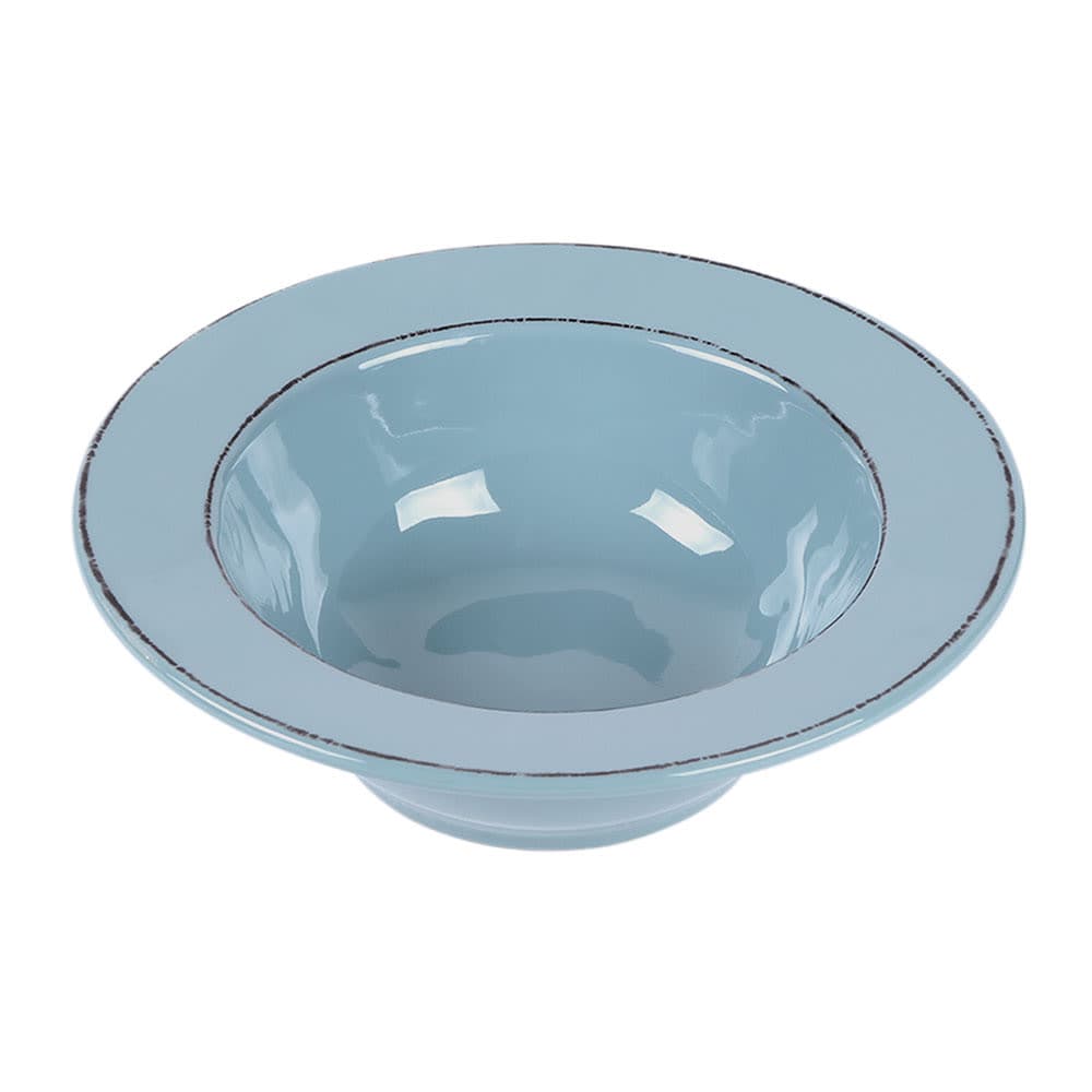 Elite Global Solutions 18 oz Round Melamine Bowl, Cameo Blue (DB8T-CB)