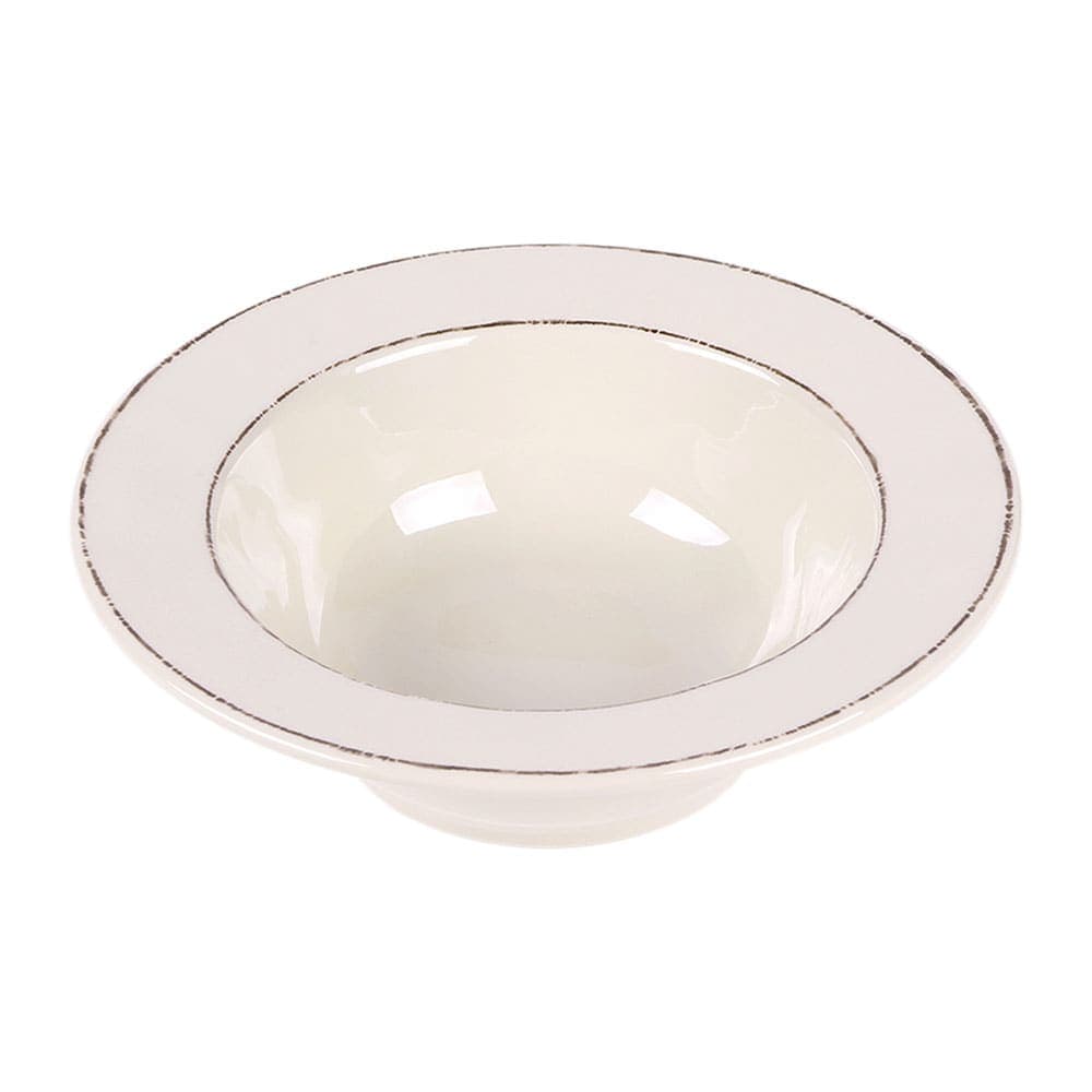 Elite Global Solutions 18 oz Round Melamine Bowl, Vanilla (DB8T-V)