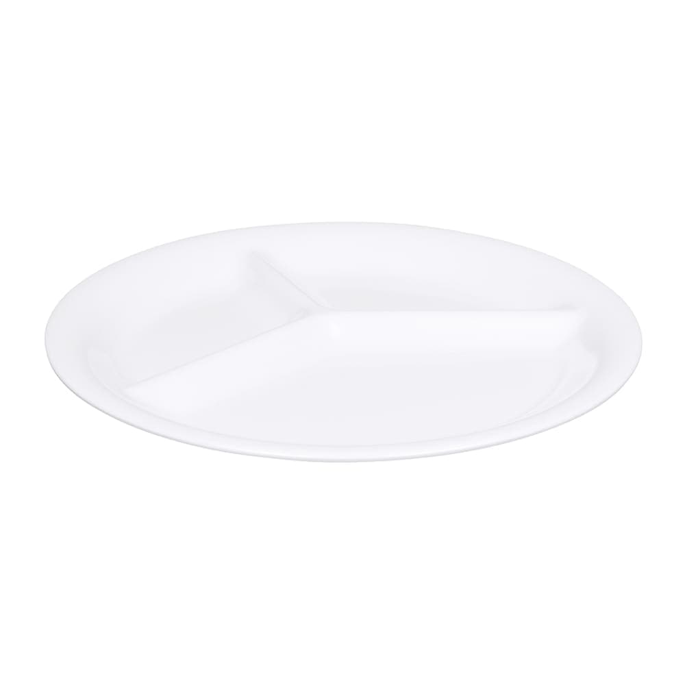 Elite Global Solutions 10" Round Melamine Dinner Plate, White (DC103-W)