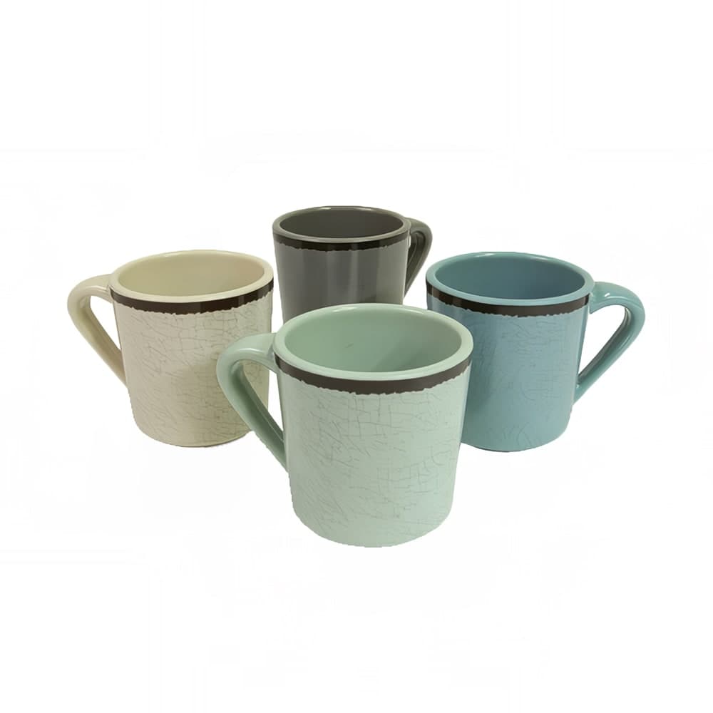 Elite Global Solutions 14 oz Melamine Mug, Gray (DC14-G-M)