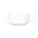 Elite Global Solutions 10 oz Melamine Cup w/ (2) Handles, White (DC418-W) thumbnail 3