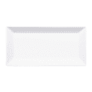 Elite Global Solutions Rectangular Melamine Dinner Plate - 9 3/8" x 4 3/4", White (DMP94-W) thumbnail 2