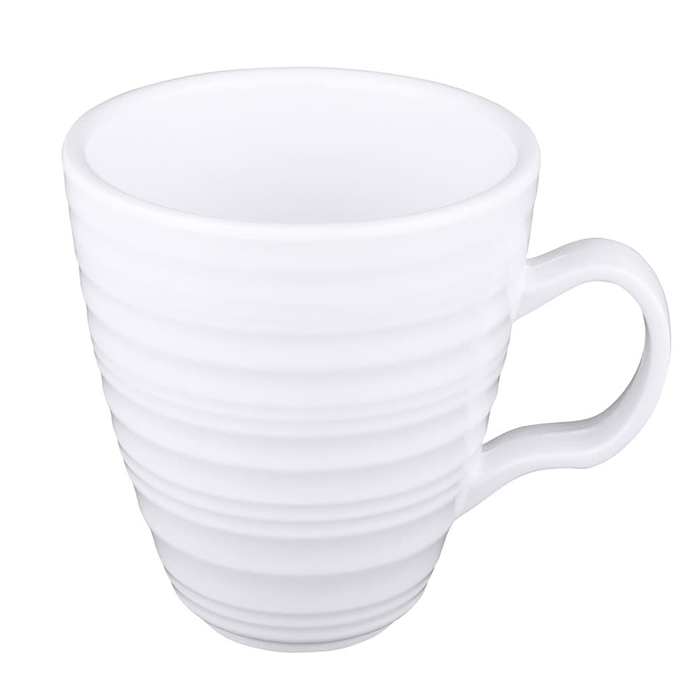Elite Global Solutions 17 oz Swirl Mug - Melamine, White (DSM-W)