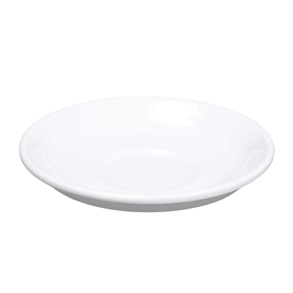 Elite Global Solutions 5 5/8" Round Melamine Coffee Saucer, White (DS-W)