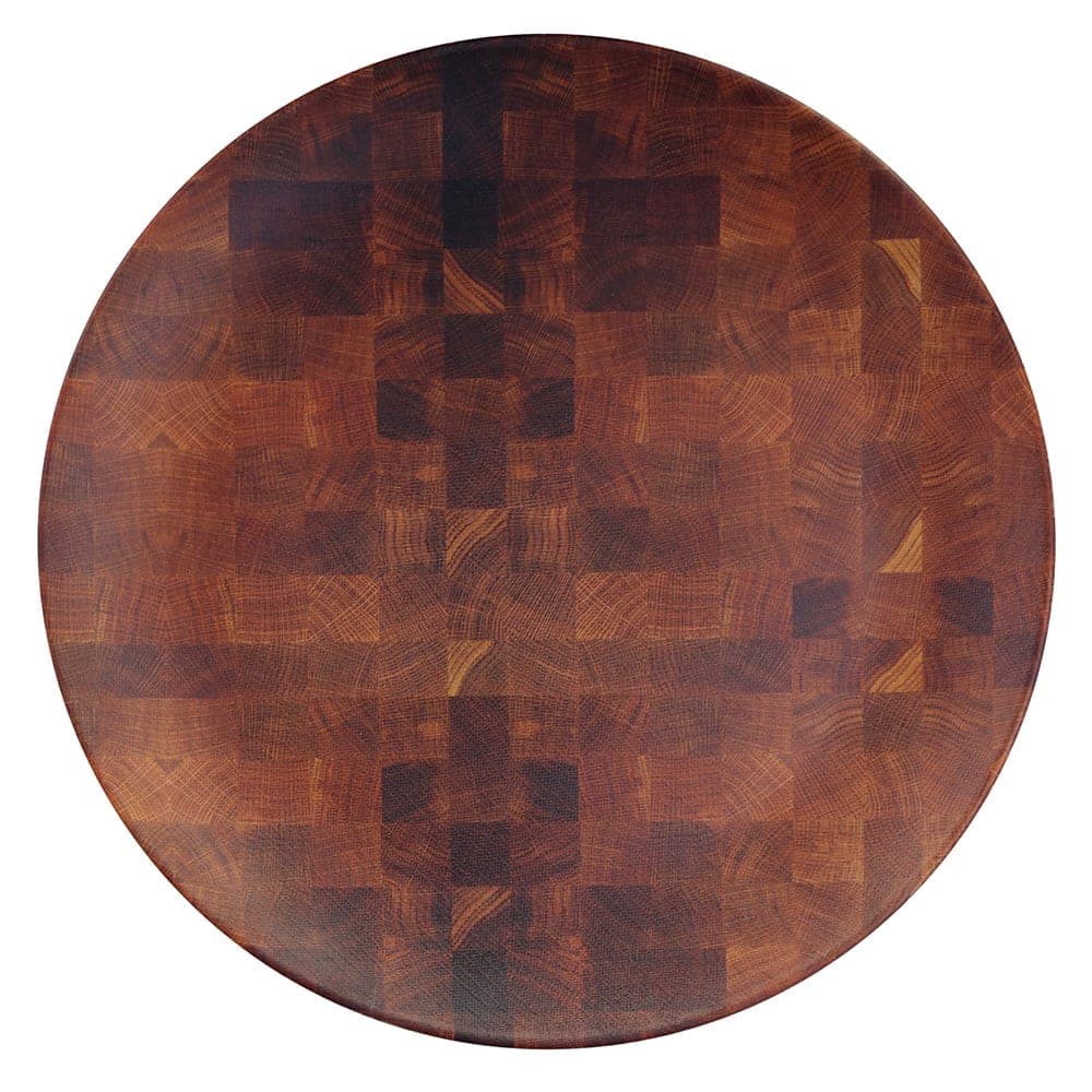 Elite Global Solutions 11" Round Melamine Dinner Plate, Wood Pattern (ECO1111R-CK)