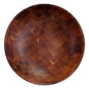 Elite Global Solutions 96 oz Round Melamine Serving Bowl, Wood Pattern (ECO11R-CK) thumbnail 2