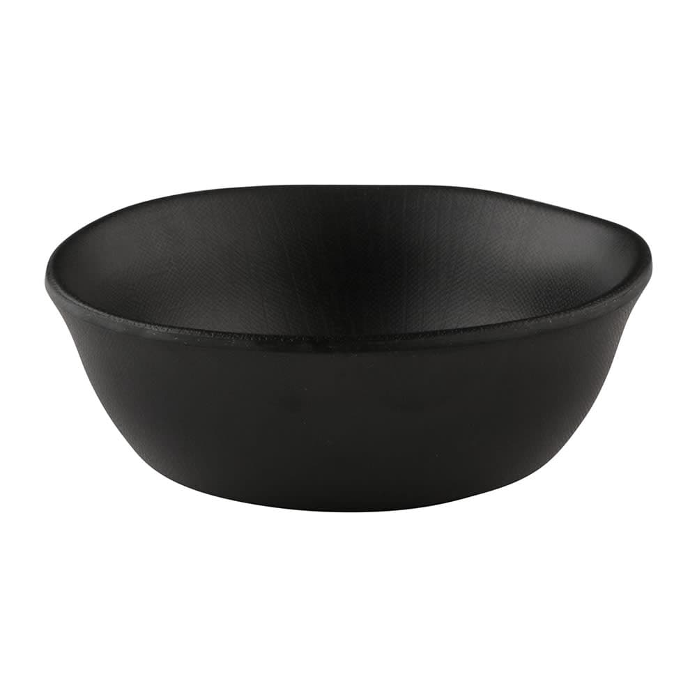 Elite Global Solutions 8 oz Round Melamine Bowl, Black (ECO4515-B)