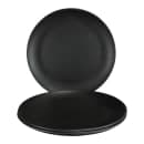 Elite Global Solutions 6" Round Melamine Dessert Plate, Black (ECO66R-B) thumbnail 4