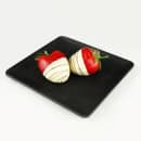 Elite Global Solutions 6" Square Melamine Dessert Plate, Black (ECO66SQ-B) thumbnail 5