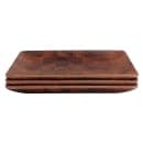 Elite Global Solutions 6" Square Melamine Dessert Plate, Wood Pattern (ECO66SQ-CK) thumbnail 5