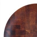 Elite Global Solutions 9" Round Melamine Dinner Plate, Wood Pattern (ECO99R-CK) thumbnail 4