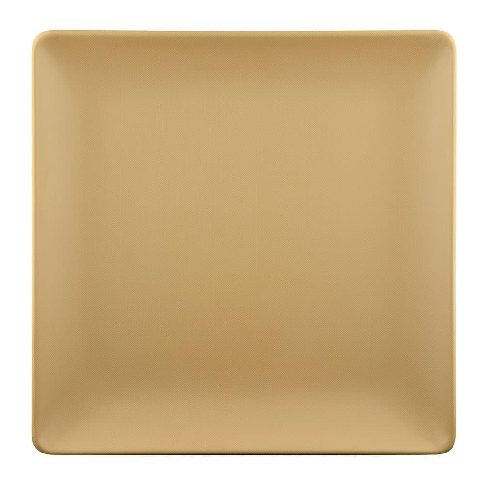 Elite Global Solutions 9" Square Melamine Dinner Plate, Rattan (ECO99SQ-RT)