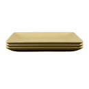 Elite Global Solutions 9" Square Melamine Dinner Plate, Rattan (ECO99SQ-RT) thumbnail 4