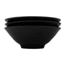 Elite Global Solutions 55 oz Round Melamine Bowl, Black (JW1010-B) thumbnail 7