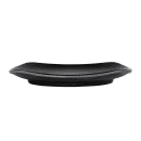 Elite Global Solutions 8 3/4" Square Melamine Salad Plate, Black (JW1088-B) thumbnail 3