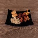 Elite Global Solutions 9 3/4" Square Melamine Dinner Plate, Black (JW10SQRF-B) thumbnail 6