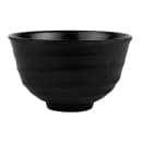 Elite Global Solutions 13 oz Round Melamine Bowl, Black (JW1105-B) thumbnail 3