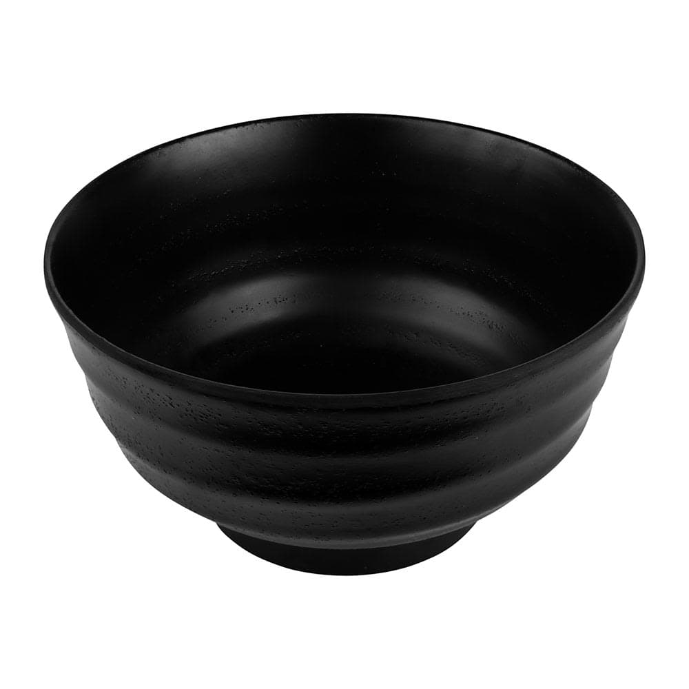 Elite Global Solutions 34 oz Round Melamine Bowl, Black (JW1107-B)
