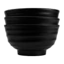 Elite Global Solutions 34 oz Round Melamine Bowl, Black (JW1107-B) thumbnail 7