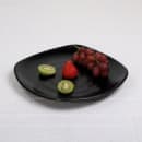 Elite Global Solutions 10 3/4" Square Melamine Dinner Plate, Black (JW1108-B) thumbnail 7