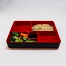 Elite Global Solutions Karma Bento Box - 10 3/4" x 8 3/8", Melamine, Black/Red (JW11852T-BR) thumbnail 8