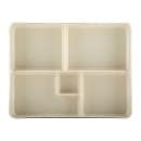 Elite Global Solutions Karma Bento Box - 10 3/4" x 8 3/8", Melamine, Ebony/Sand (JW11852T-ES) thumbnail 2