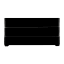 Elite Global Solutions Karma Bento Box - 10 3/4" x 8 3/8", Melamine, Ebony/Sand (JW11852T-ES) thumbnail 6