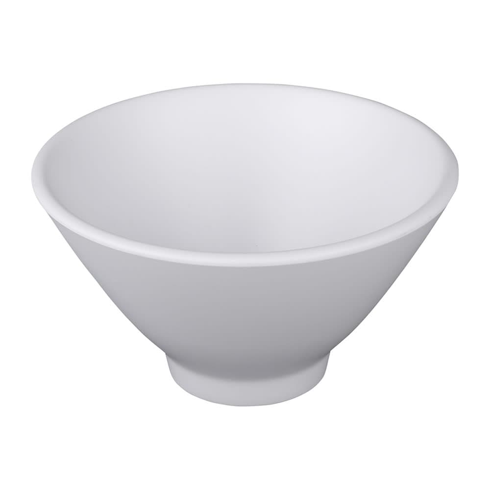 Elite Global Solutions 8 oz Round Melamine Bowl, White (JW124-W)