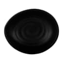 Elite Global Solutions 14 oz Oval Melamine Bowl, Black (JW1407-B) thumbnail 2